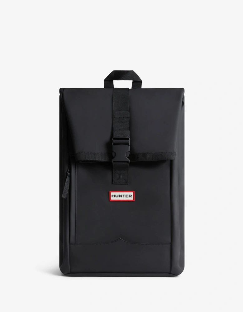 Pentallen Roll Top Clip Backpack - Black