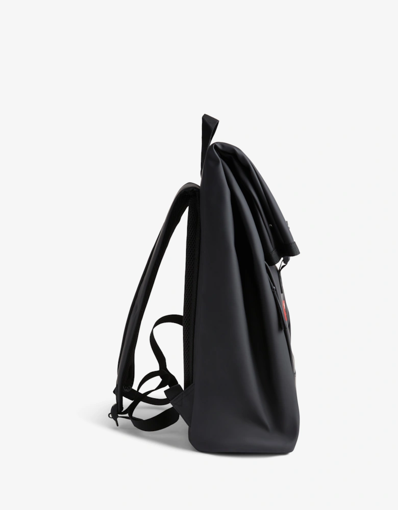Pentallen Roll Top Clip Backpack - Black
