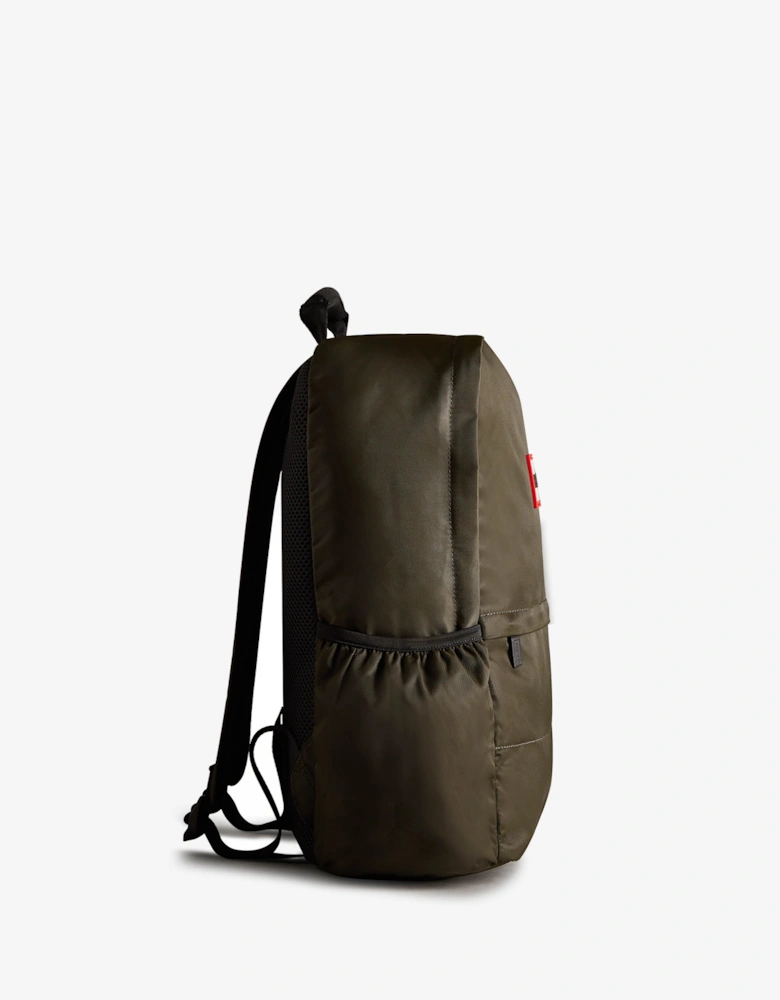 Nylon Large Backpack - Dark Olive