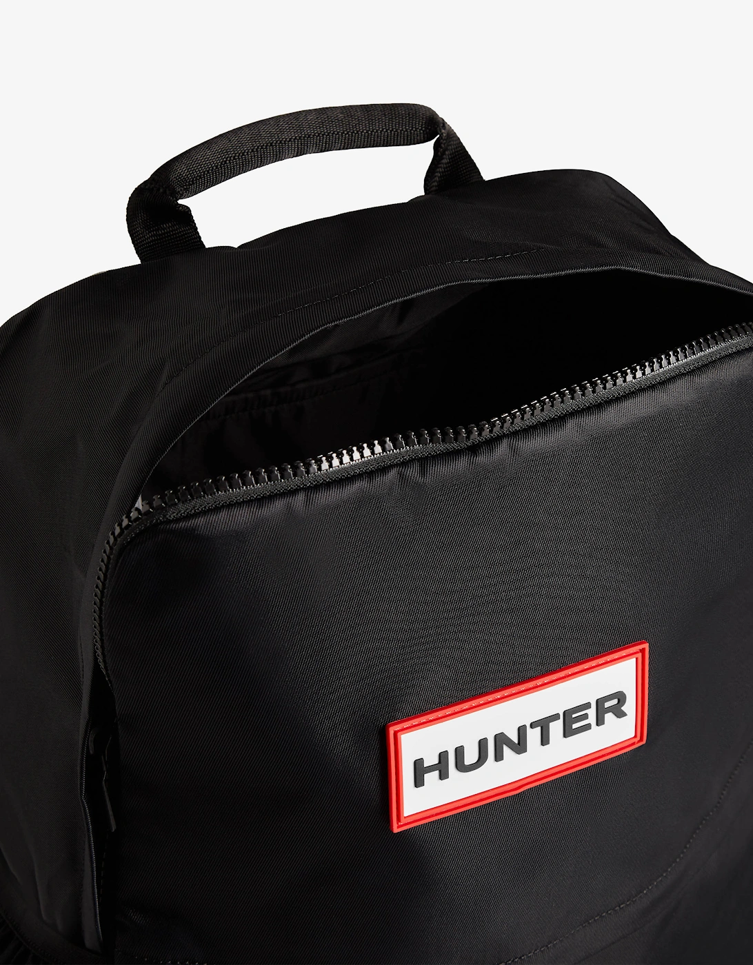 Nylon Large Backpack - Black