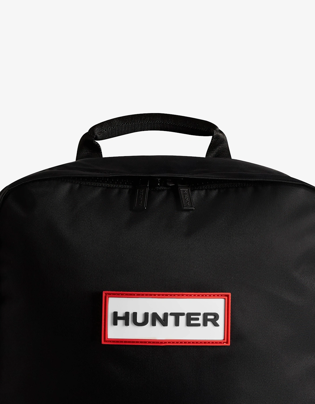 Nylon Large Backpack - Black