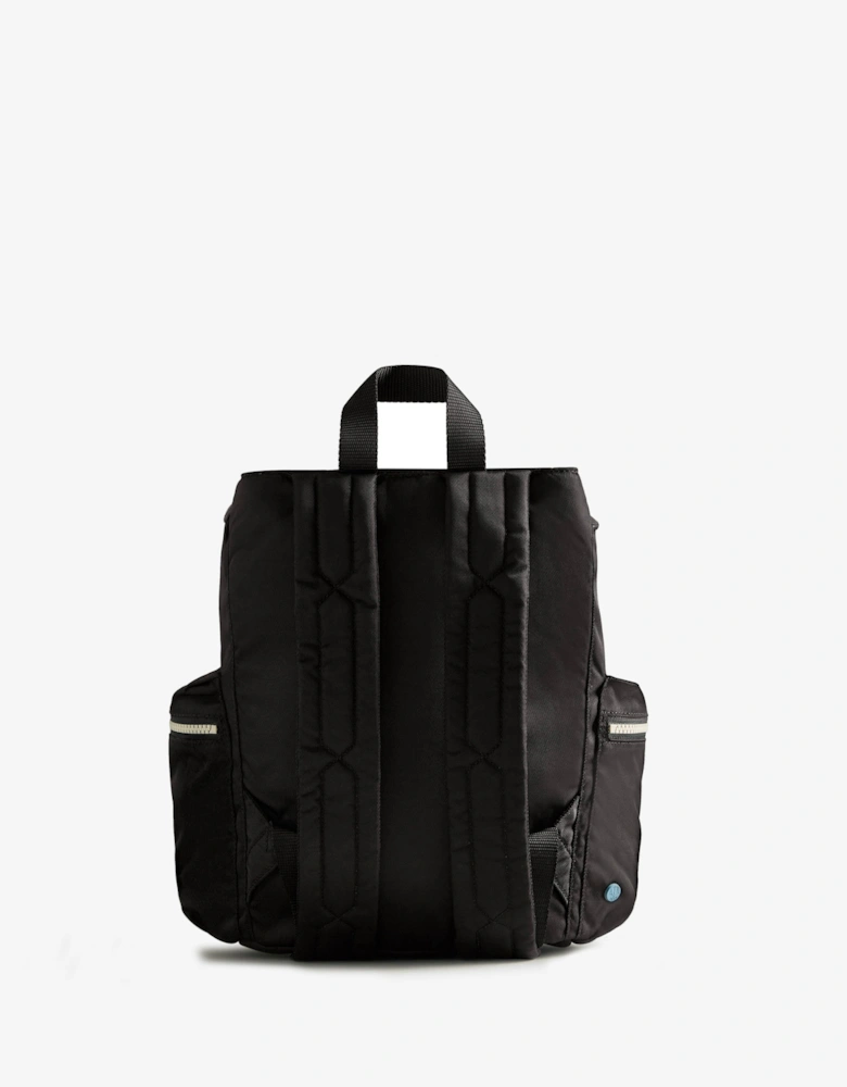 Nylon Mini Topclip Backpack - Black