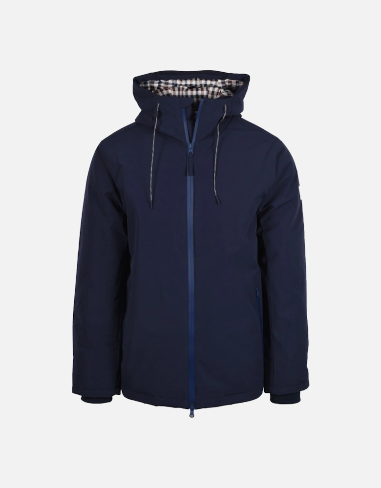 Shell Mid Parka Jacket Navy