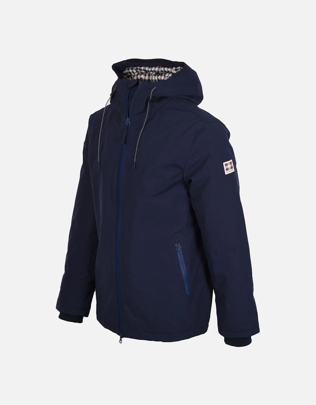 Shell Mid Parka Jacket Navy