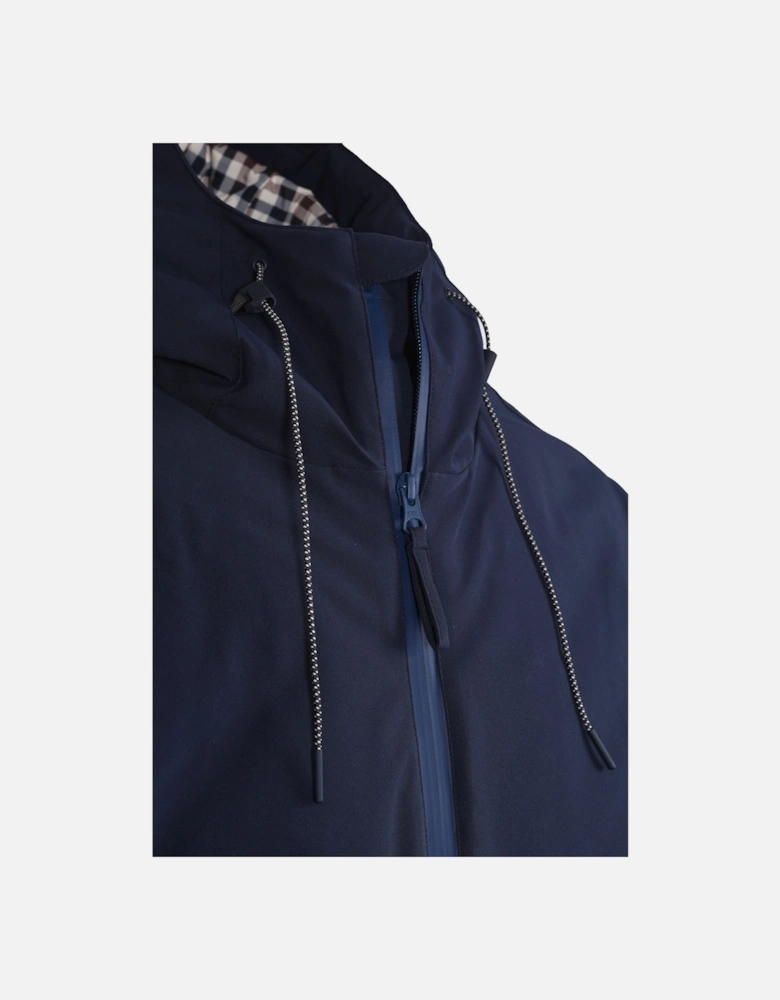 Shell Mid Parka Jacket Navy