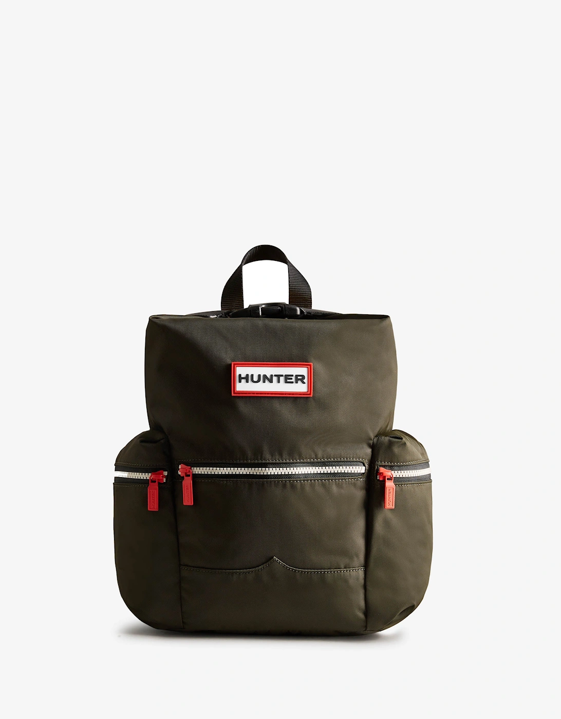 Men's Hunter Nylon Mini Topclip Backpack - Dark Olive - Green - Size: ONE size