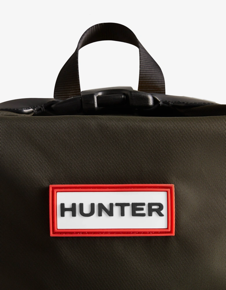 Nylon Mini Topclip Backpack - Dark Olive