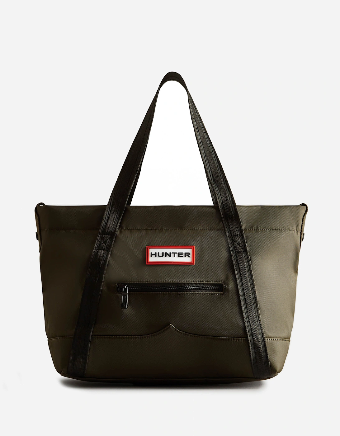 Nylon Midi Topclip Tote - Dark Olive, 6 of 5