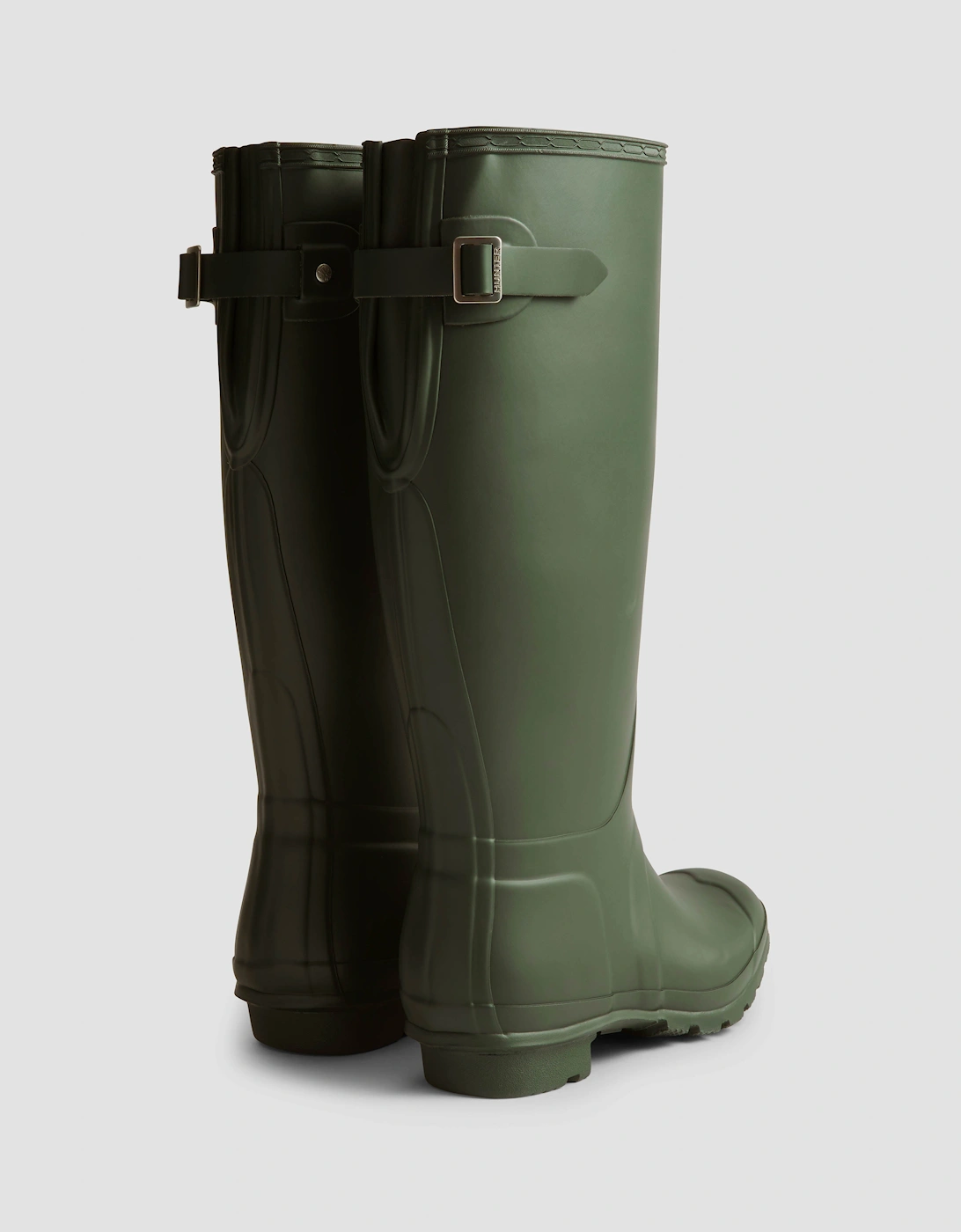 Original Tall Back Adjustable Womens Wellies - Dark Olive