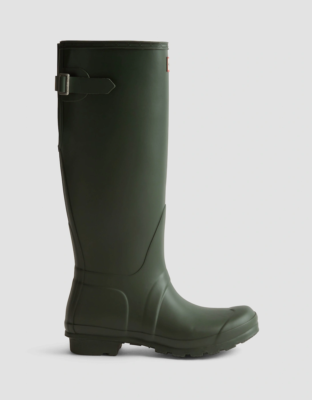 Women's Hunter Original Tall Back Adjustable Womens Wellies - Dark Olive - Green - Size: 5