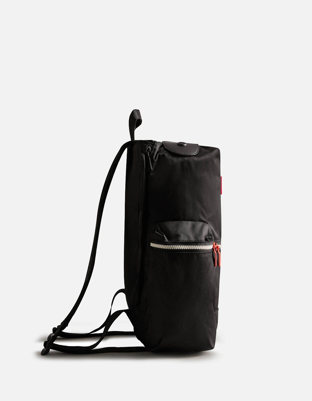 Nylon Large Topclip Backpack - Black
