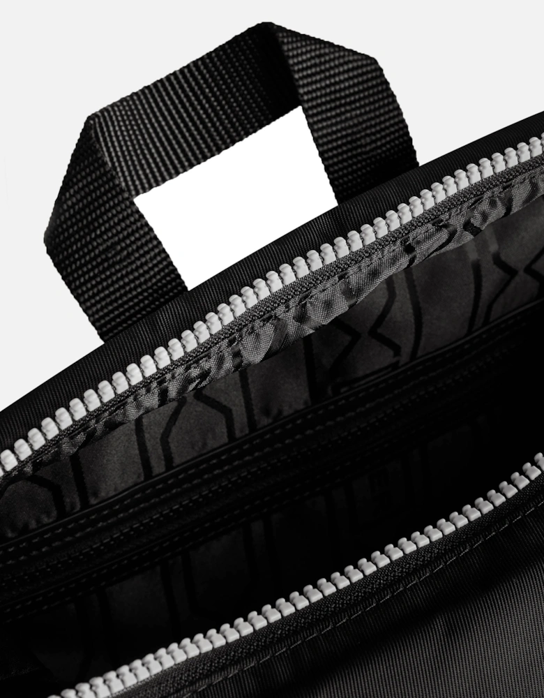 Nylon Large Topclip Backpack - Black