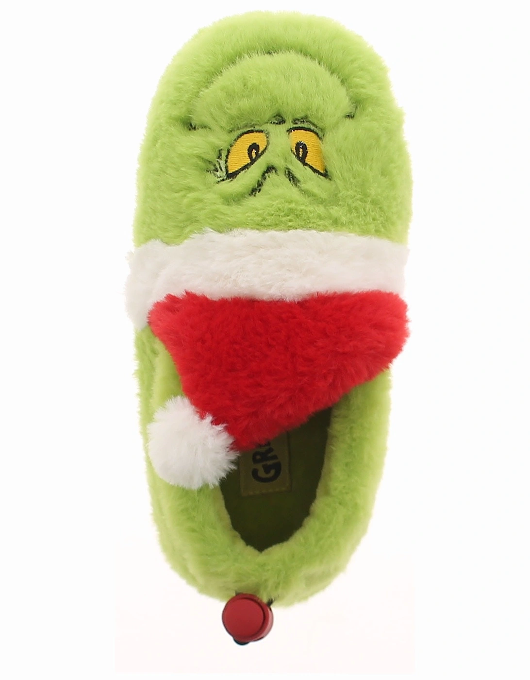 Boys Slippers Novelty Jr Christmas Character Green Red UK Size, 6 of 5