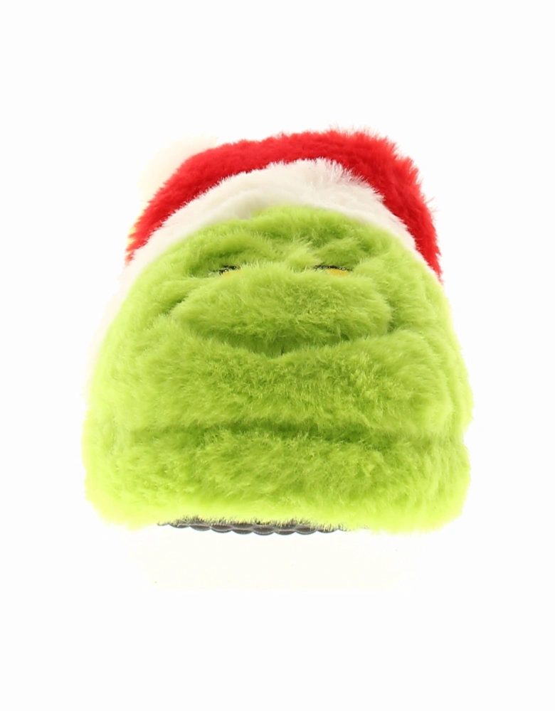 Boys Slippers Novelty Jr Christmas Character Green Red UK Size