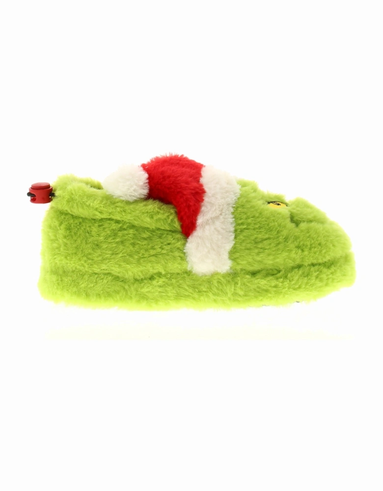 Boys Slippers Novelty Jr Christmas Character Green Red UK Size