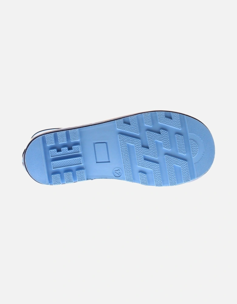 Boys Wellies And Bingo Well Rubber Character Blue UK Size