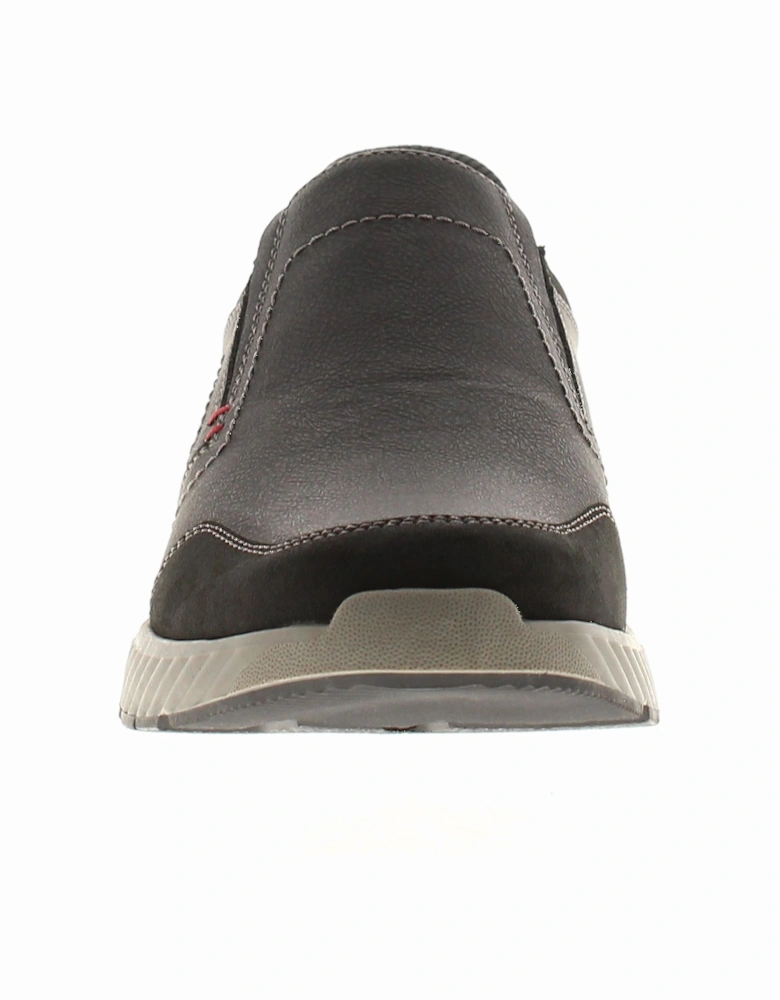 Mens Casual Shoes Rock Slip On black UK Size
