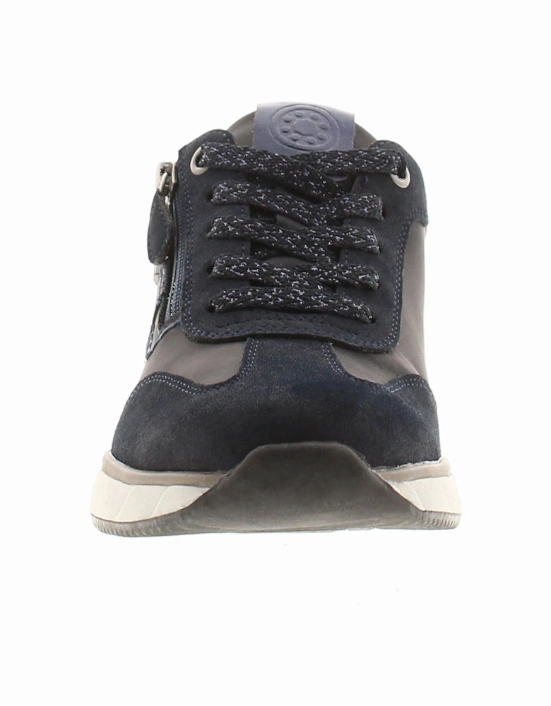 Womens Trainers Reliant Lace Up navy UK Size