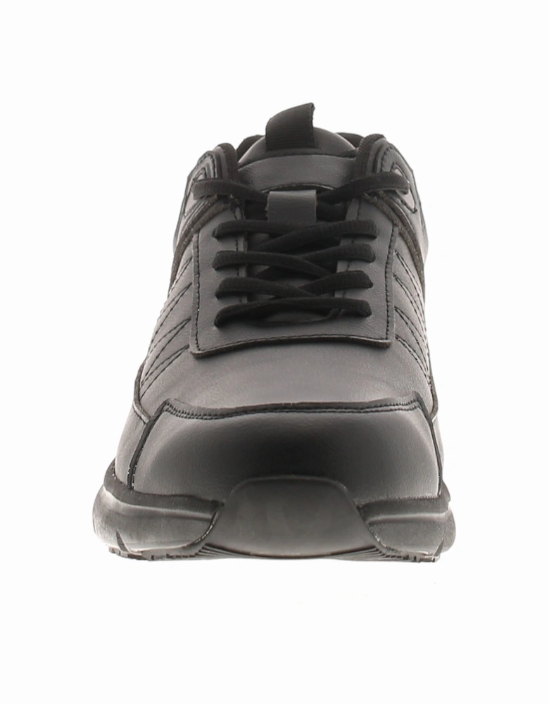Mens Trainers Shoes  None Slip Sole Slide black UK Size