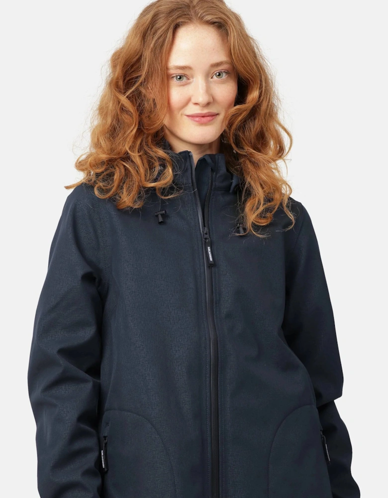 Soft shell raincoat A line