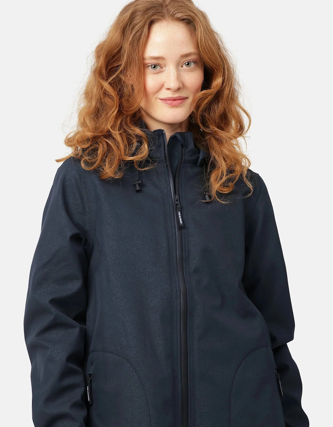 Soft shell raincoat A line