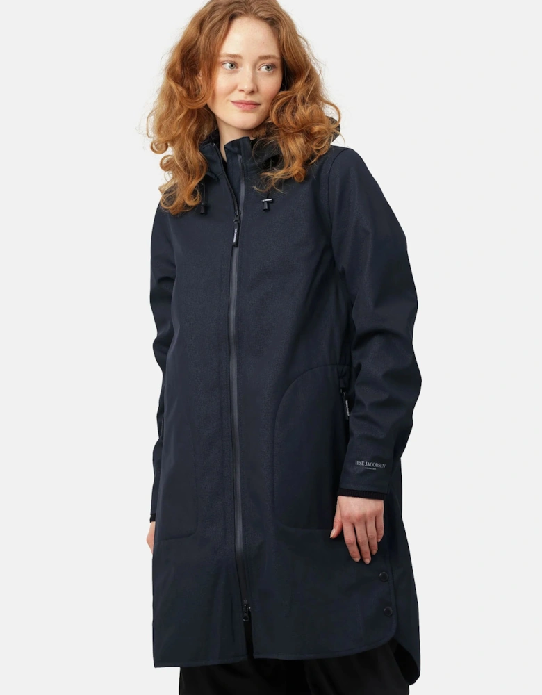 Soft shell raincoat A line