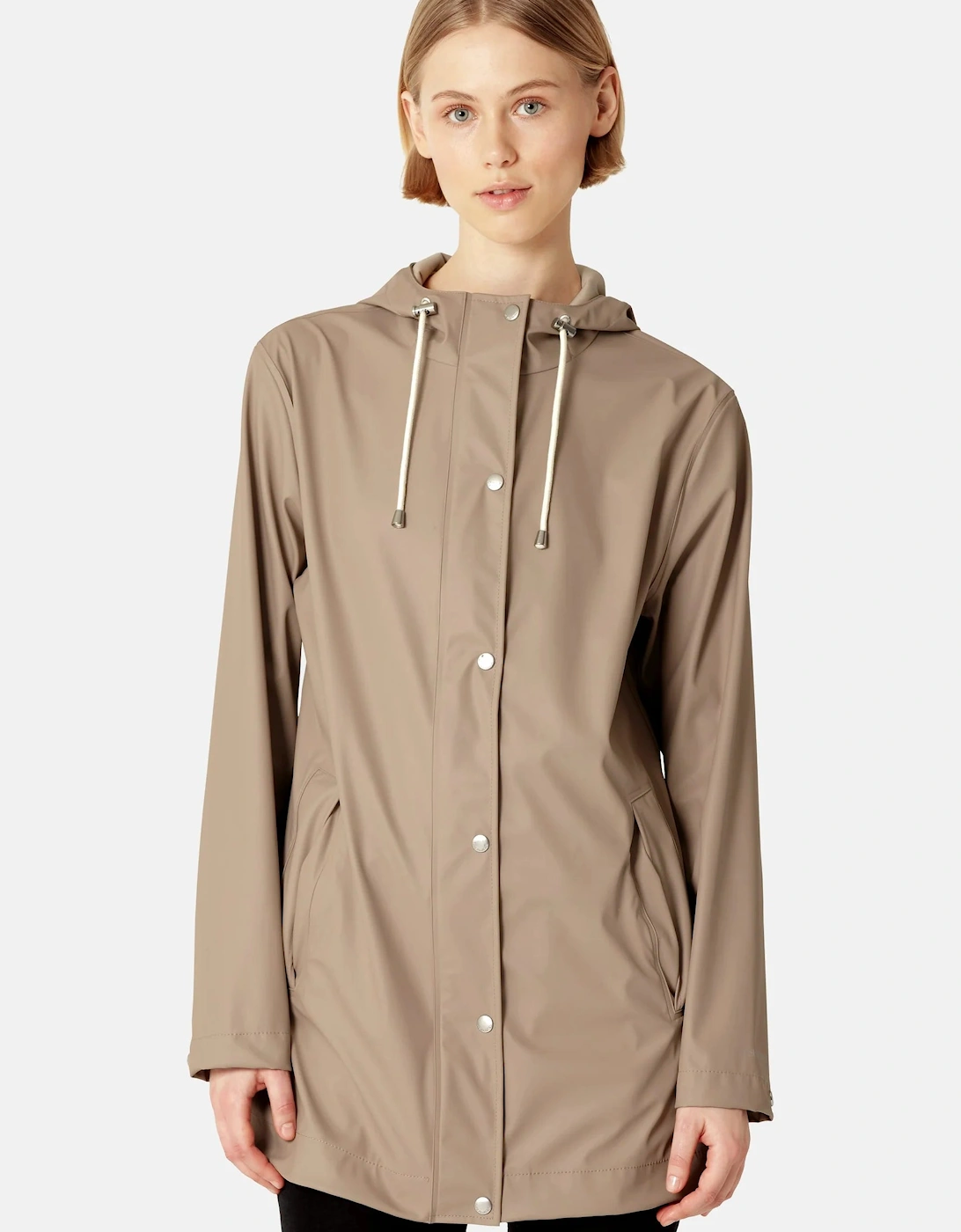 Light raincoat in atmosphere