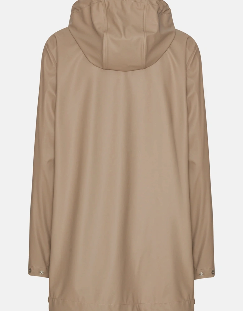 Light raincoat in atmosphere