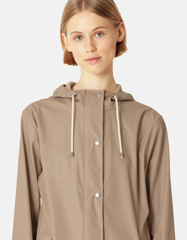Light raincoat in atmosphere