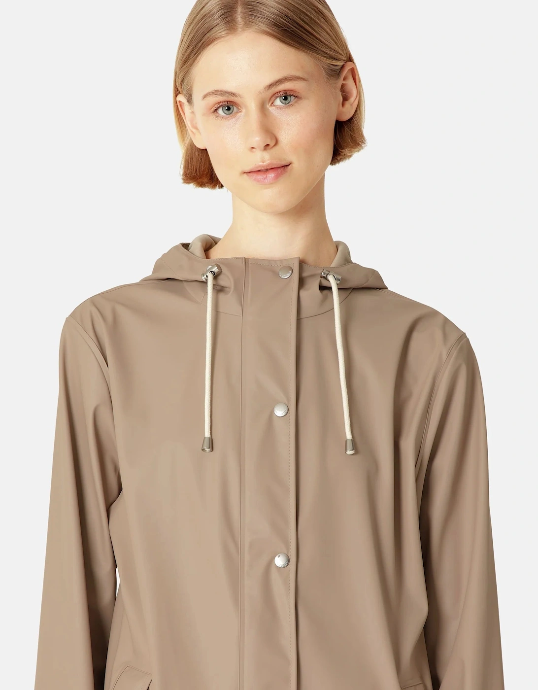 Light raincoat in atmosphere