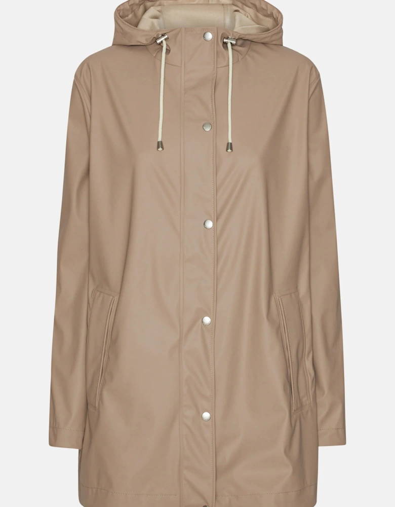 Light raincoat in atmosphere