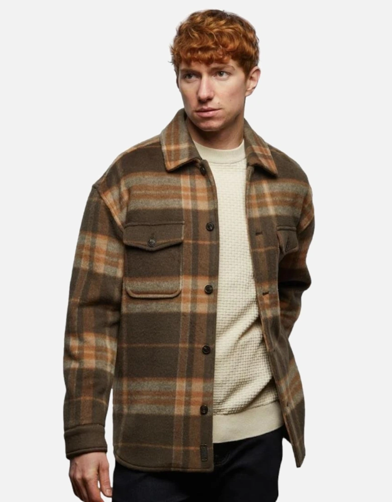Welsh Overshirt Green Check