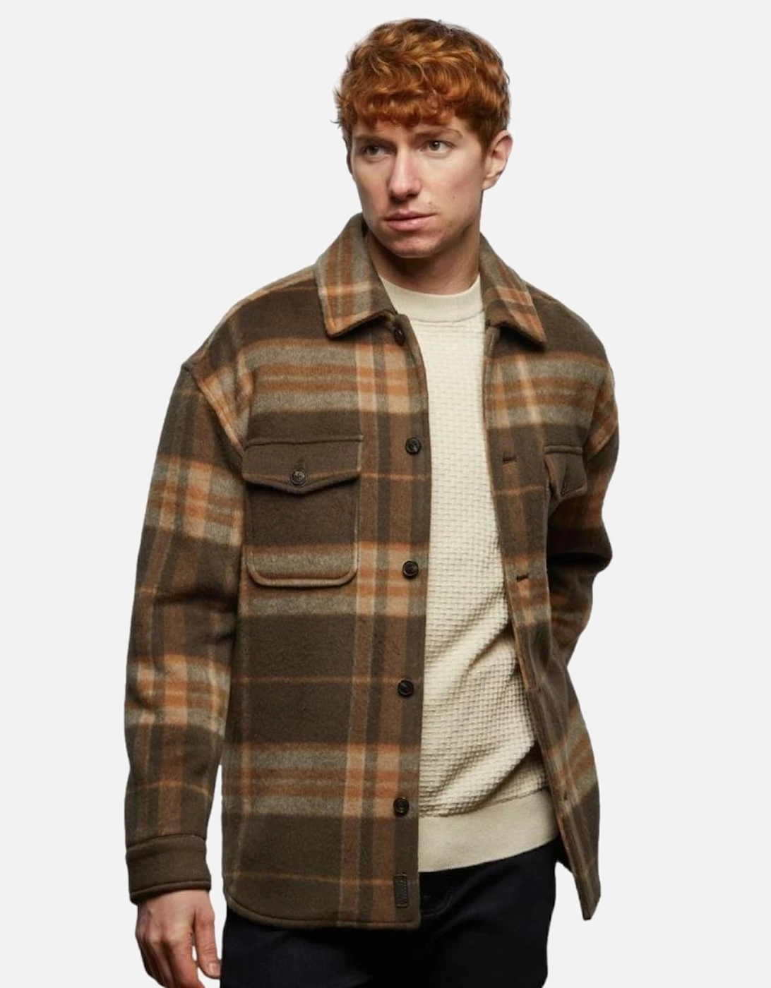 Welsh Overshirt Green Check