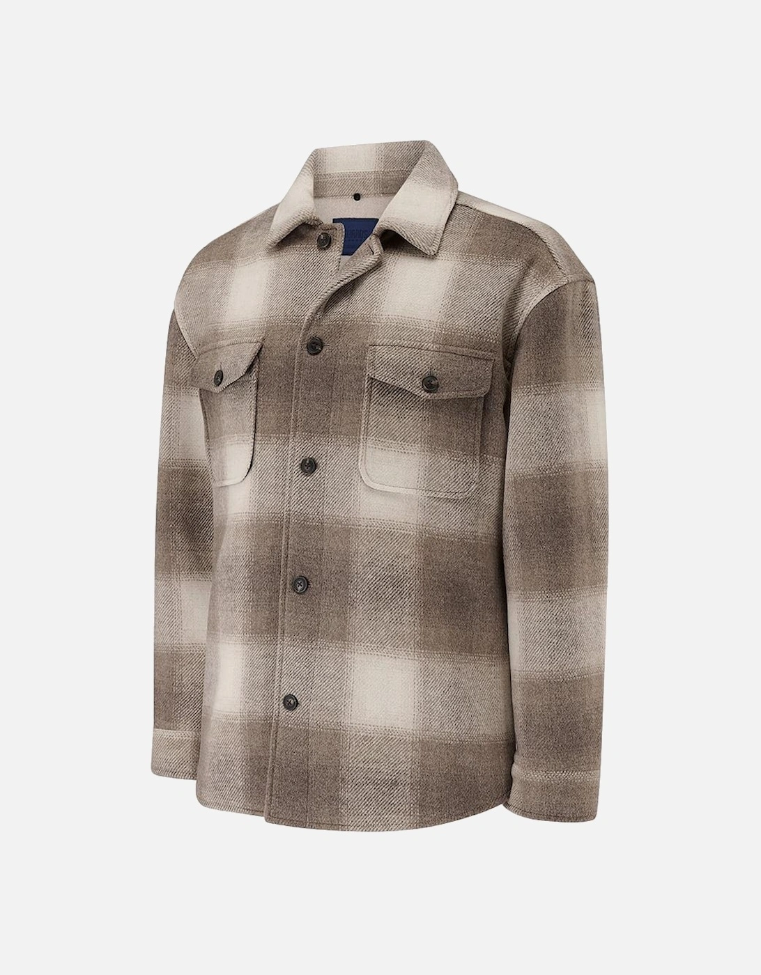 Welsh Overshirt Stone Check, 3 of 2