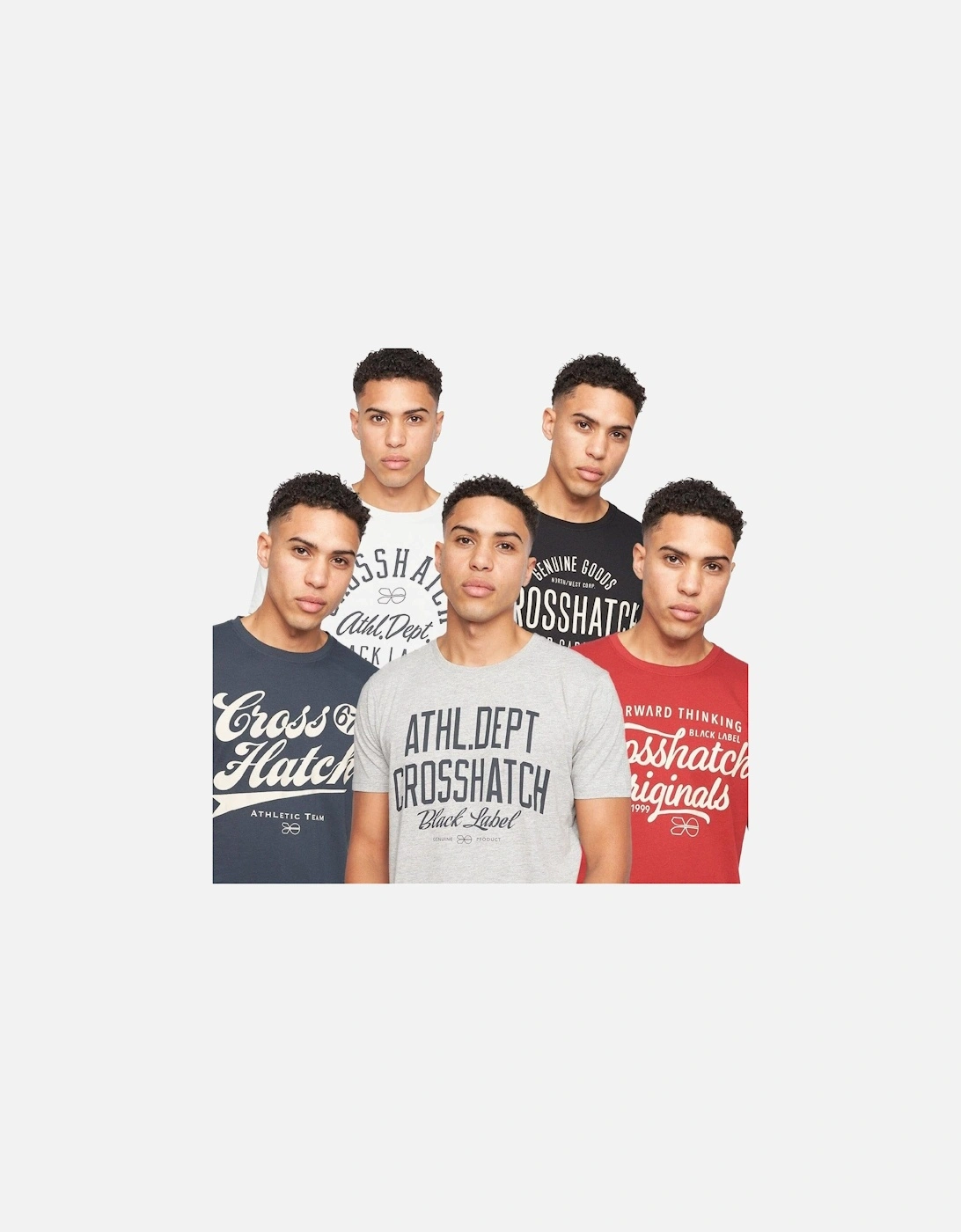 5 Pack of Luckmoore Printed T-Shirts, 7 of 6