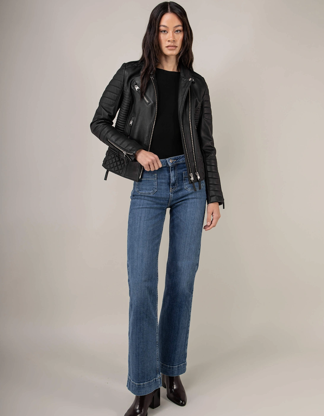 Kay Michaels 3.0 Leather Jacket (Woman)