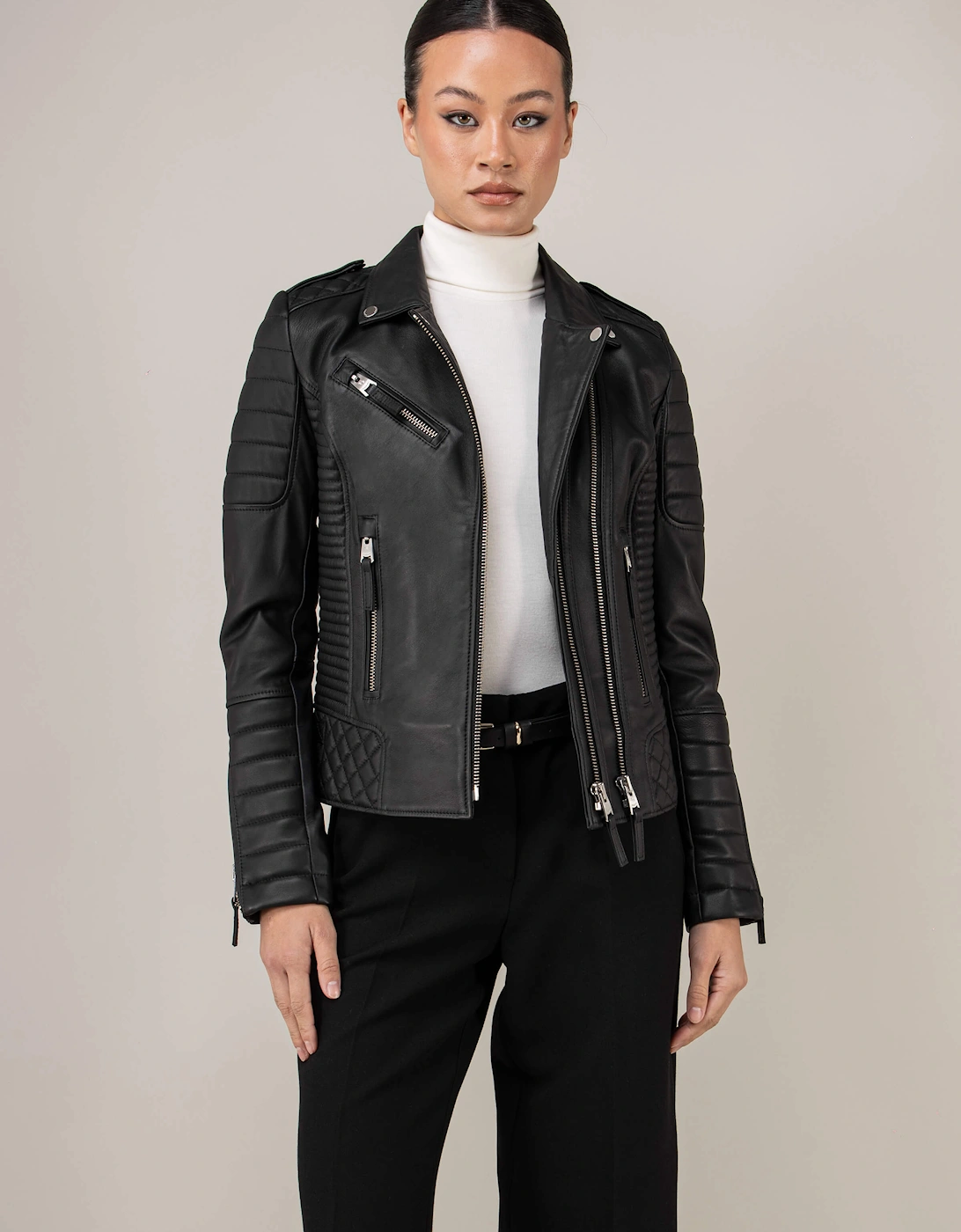 Kay Michaels 3.0 Leather Jacket (Woman)