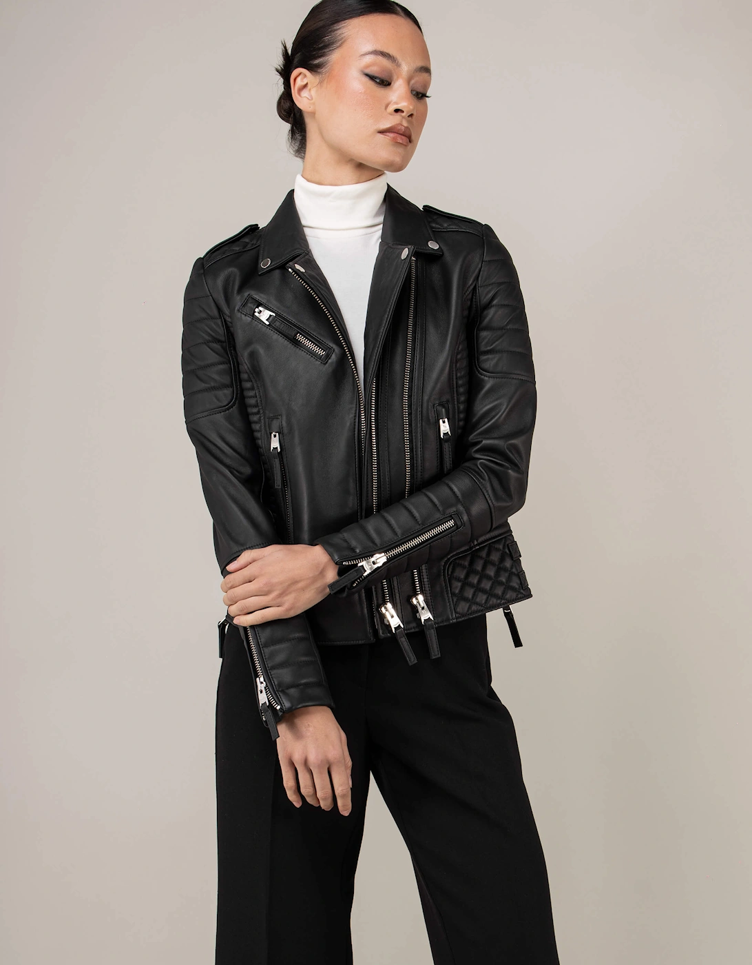 Kay Michaels 3.0 Leather Jacket (Woman)