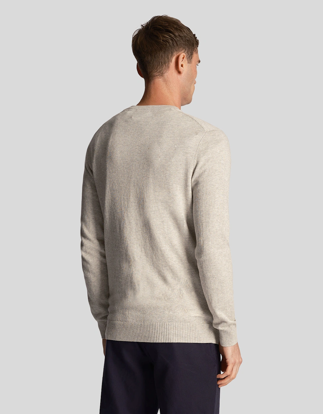 Cotton Merino Crew Jumper