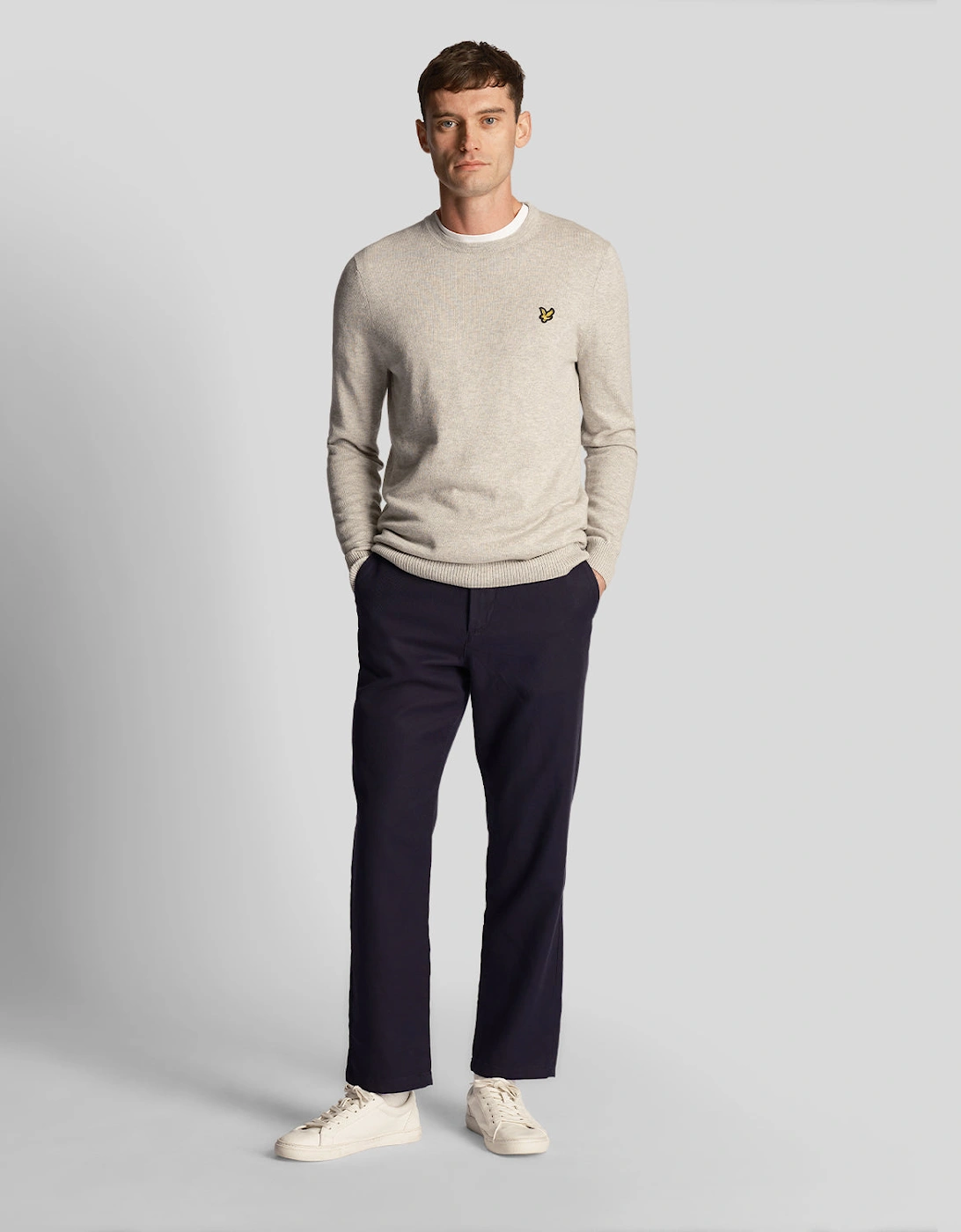 Cotton Merino Crew Jumper