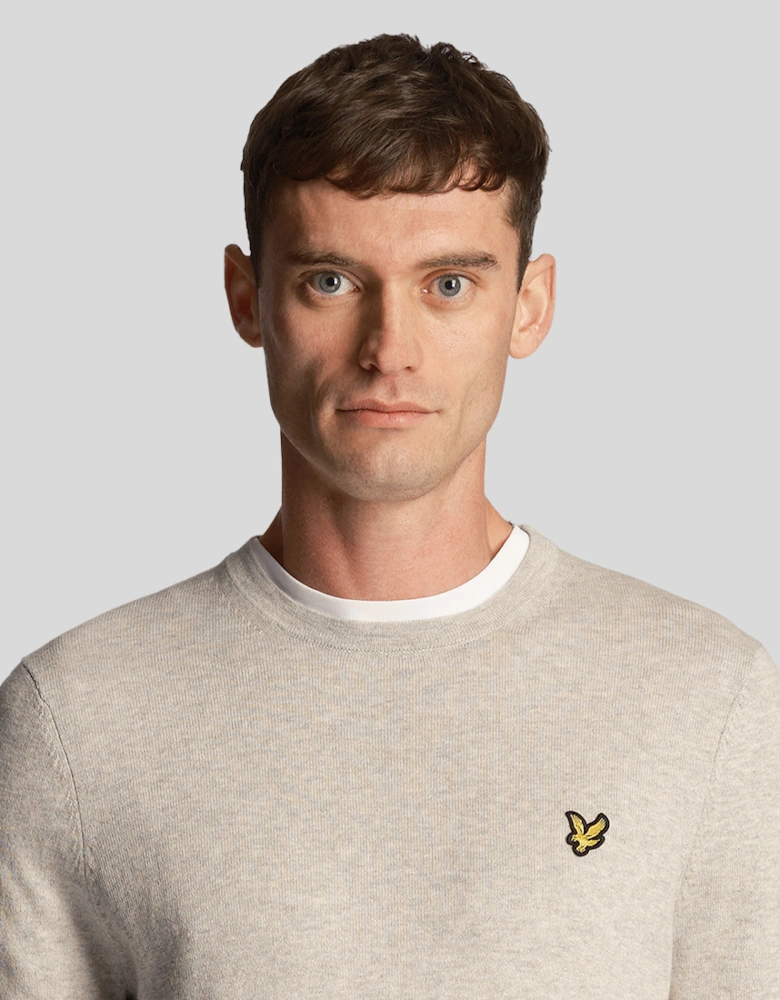 Cotton Merino Crew Jumper