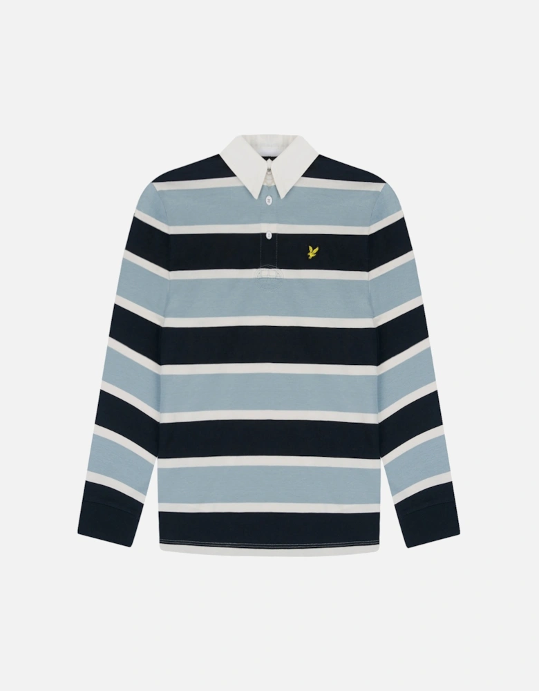 Kids Stripe Rugby Polo Shirt