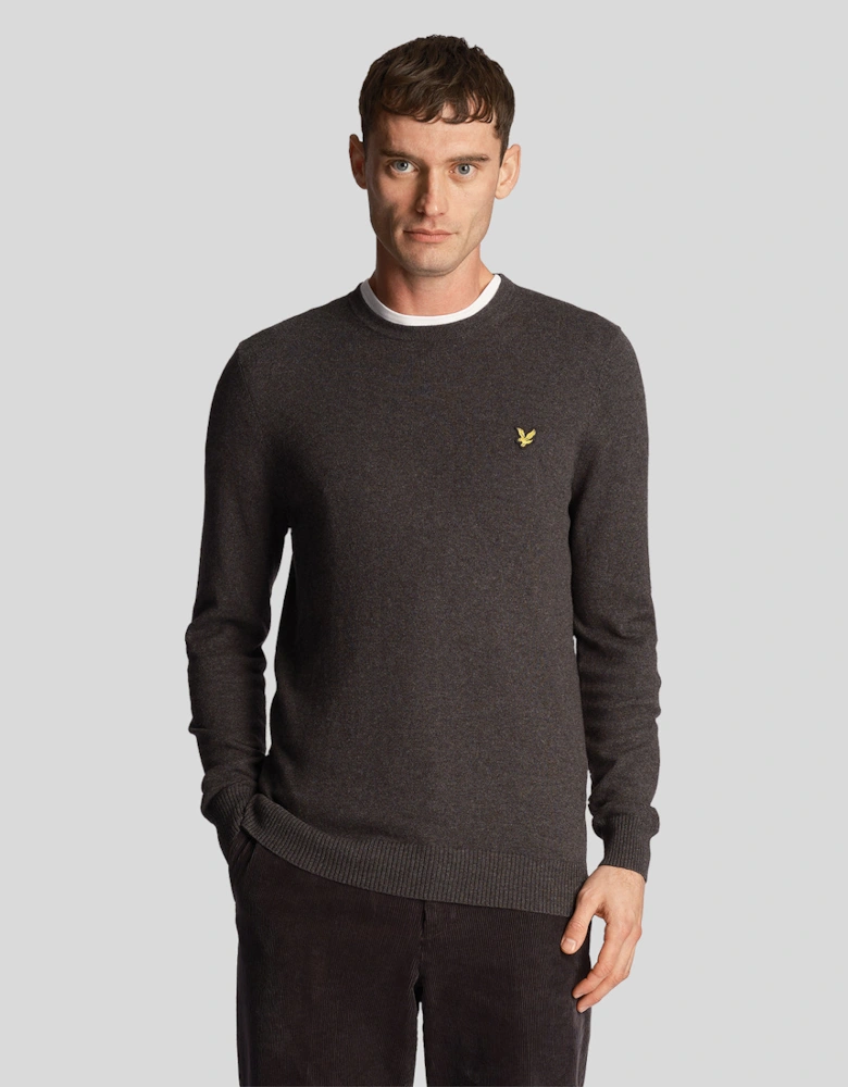 Cotton Merino Crew Jumper