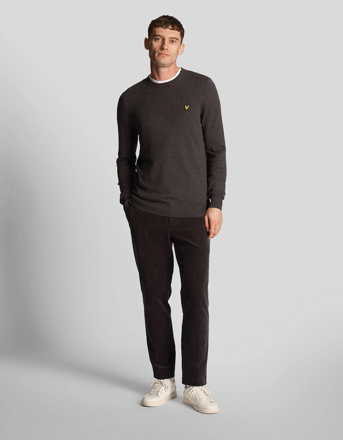 Cotton Merino Crew Jumper