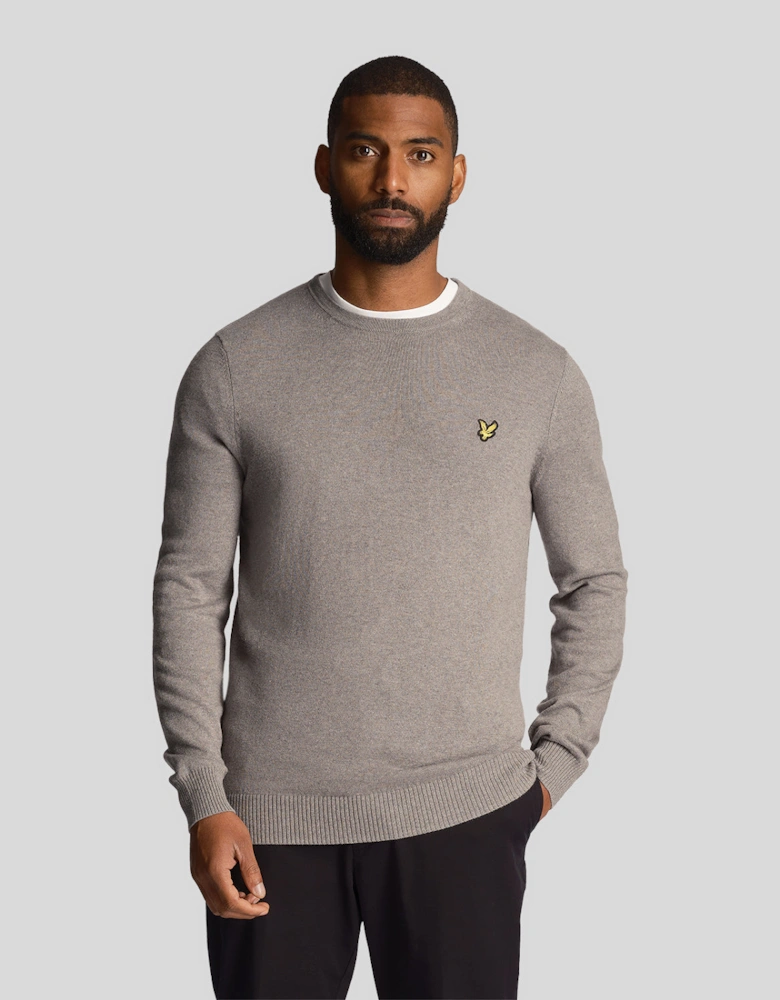 Cotton Merino Crew Jumper