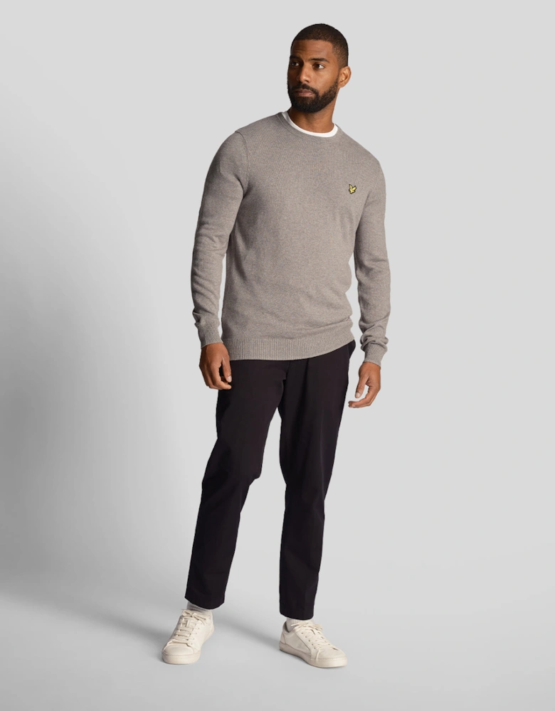 Cotton Merino Crew Jumper