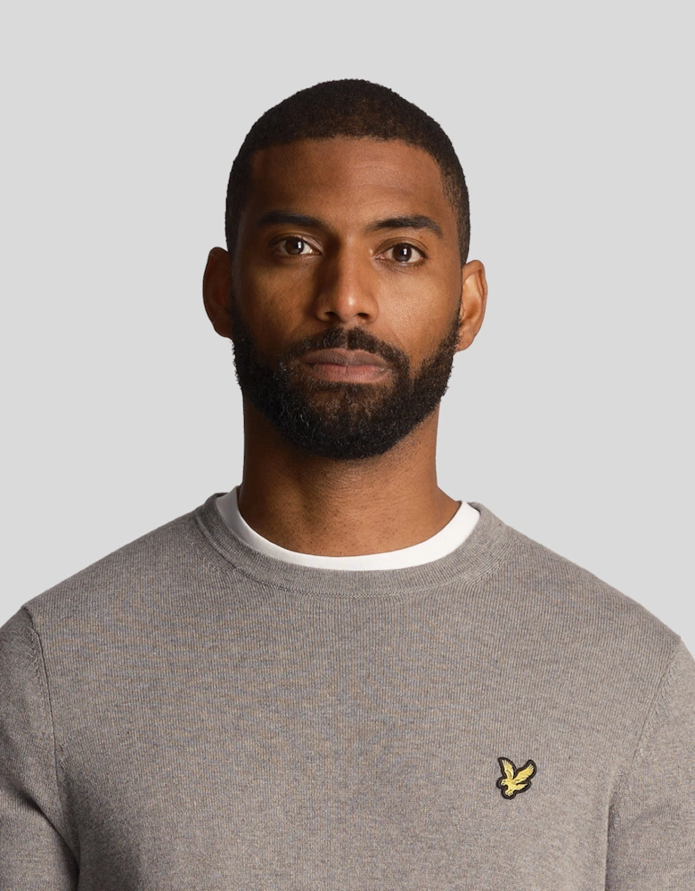 Cotton Merino Crew Jumper