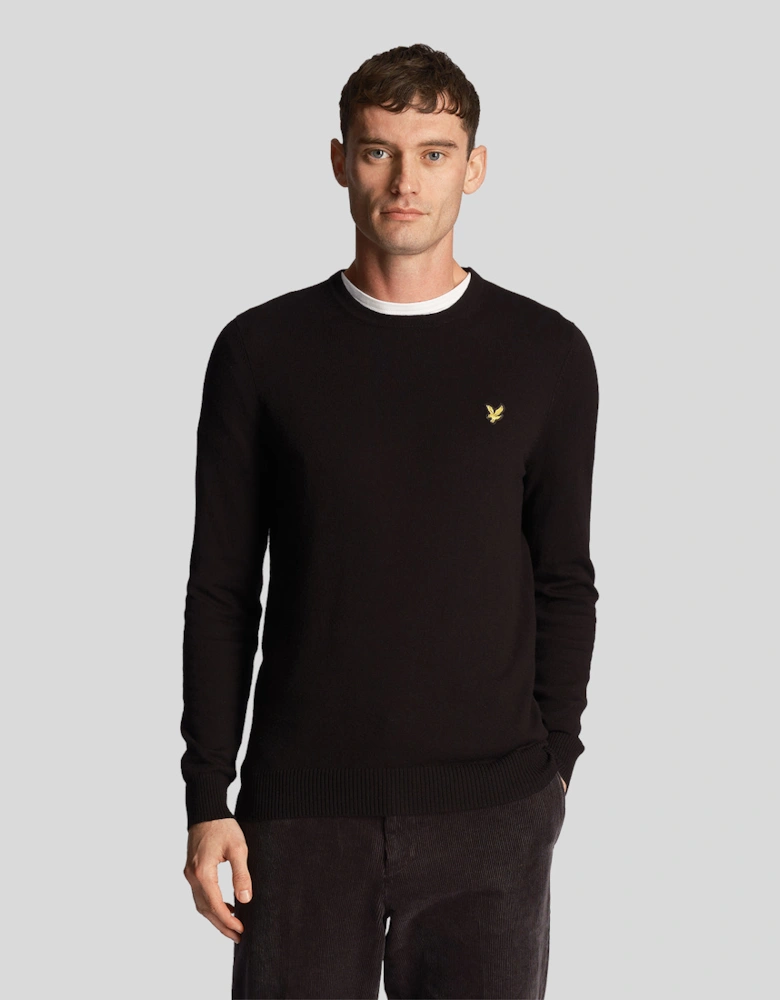Cotton Merino Crew Jumper