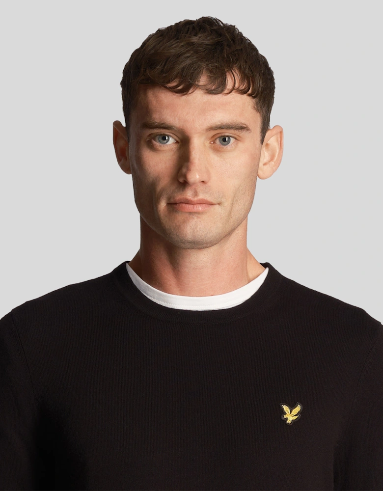 Cotton Merino Crew Jumper