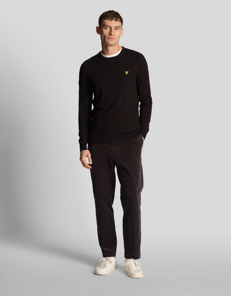 Cotton Merino Crew Jumper